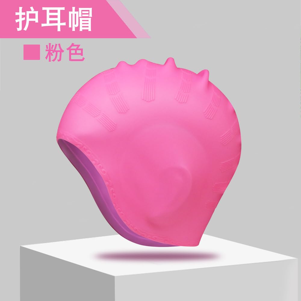 Proberos Silicone Swim Cap, Classic Silicone Swimming Cap for Adults, Swimming Cap Long Hair, Swimming Pool Cap, Waterproof Silicone Swimming Cap for Adult Woman and Men Pink Proberos Silicone Swim Cap, Classic Silicone Swimming Cap for Adults, Swimming Cap Long Hair, Swimming Pool Cap, Waterproof Silicone Swimming Cap for Adult Woman and Men Pink